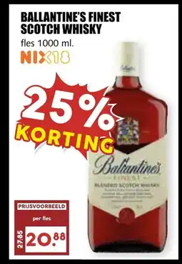 De Boerenschuur Ballantine's finest scotch whisky aanbieding