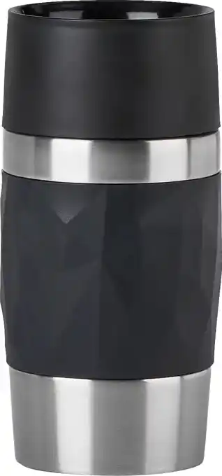Coolblue Tefal Travel Mug Compact 0,3 Liter Zwart aanbieding