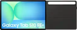 Coolblue Samsung Galaxy Tab S10 FE Plus 13,1 inch 128GB Wifi Grijs + Book Case Zwart aanbieding