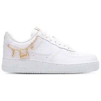 Foot Locker Nike Air Force Sneakers Dames - Wit - Maat 36.5 - Leer, Textil aanbieding