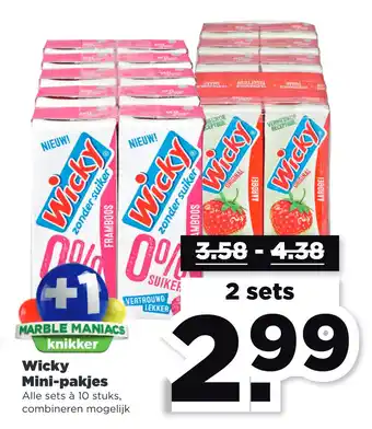 PLUS Wicky Mini-pakjes aanbieding