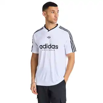 Foot Locker Adidas Football T-shirts Heren - Wit - Maat M - Poly Jersey aanbieding