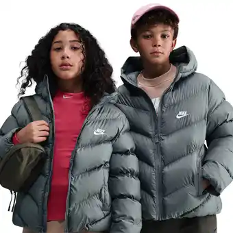 Foot Locker Nike Adp Puffer Jassen Kinder - Grijs - Maat 147 - 158 CM - Poly Woven aanbieding
