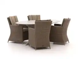 Kees Smit Intenso Adriano/Furato ellips 200cm dining tuinset 5-delig aanbieding