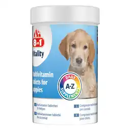 Zooplus 8in1 Vitaliteit Multivitamine Tabletten Puppy - Dubbelpak: 2 x 100 Tabletten aanbieding