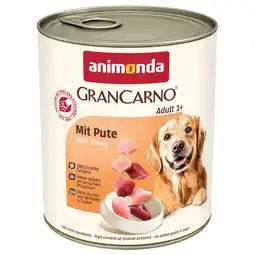Zooplus Voordeelpakket animonda GranCarno Original Adult 12 x 800 g - met Kalkoen aanbieding