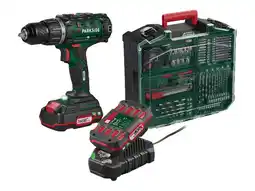 Lidl PARKSIDE Accu-schroefboormachine set 20 V met 2 Ah accu en 2,4 A lader aanbieding