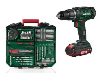 Lidl PARKSIDE Accu-schroefboormachine set 20 V met 2 Ah accu en 2,4 A lader aanbieding