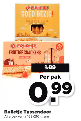 PLUS Bolletje Tussendoor aanbieding