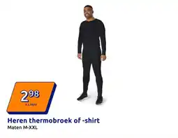 Action Heren thermobroek of -shirt aanbieding