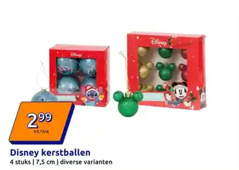Action Disney kerstballen aanbieding