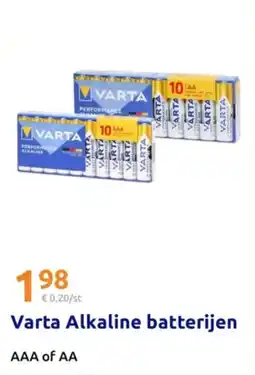 Action Varta Alkaline batterijen aanbieding