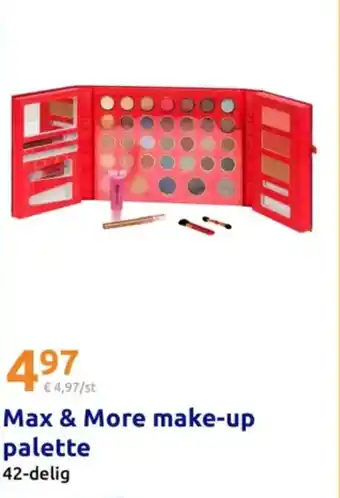 Action Max & More make-up palette aanbieding