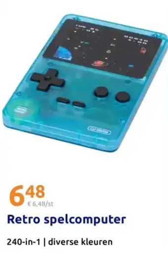 Action Retro spelcomputer aanbieding