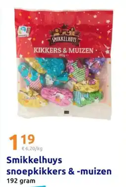Action Smikkelhuys snoepkikkers & muizen aanbieding