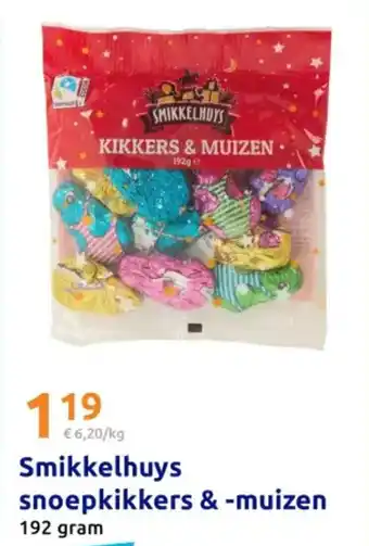 Action Smikkelhuys snoepkikkers & muizen aanbieding