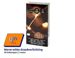 Action Warm-witte draadverlichting aanbieding