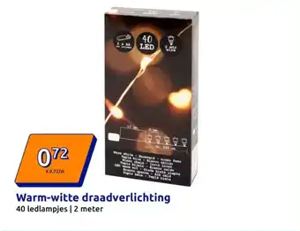 Action Warm-witte draadverlichting aanbieding