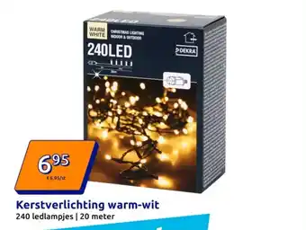 Action Kerstverlichting warm-wit aanbieding