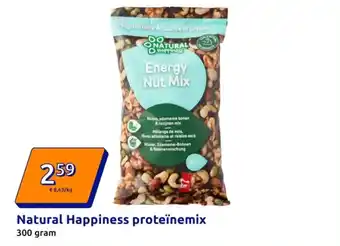 Action Natural Happiness proteïnemix aanbieding