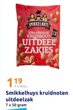 Action Smikkelhuys kruidnoten uitdeelzak aanbieding