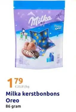 Action Milka kerstbonbons Oreo aanbieding