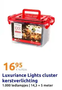 Action Luxuriance Lights cluster kerstverlichting aanbieding