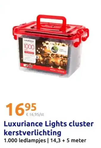 Action Luxuriance Lights cluster kerstverlichting aanbieding