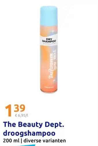 Action The Beauty Dept. droogshampoo aanbieding