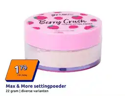 Action Max & More settingpoeder aanbieding