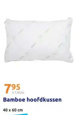 Action Bamboe hoofdkussen aanbieding