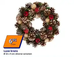 Action Luxe krans aanbieding