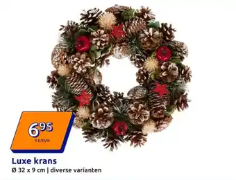 Action Luxe krans aanbieding