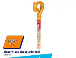Action Sinterklaas chocolade-staf aanbieding
