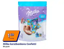 Action Milka kerstbonbons Confetti aanbieding