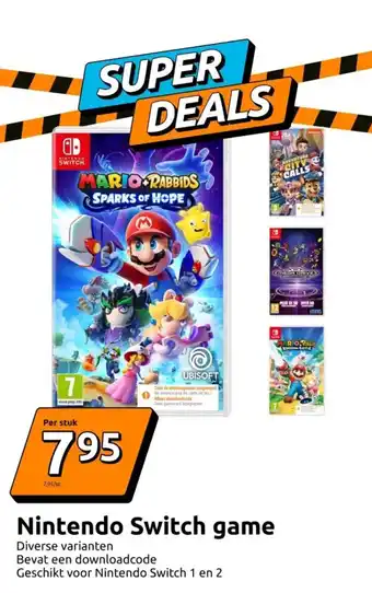 Action Nintendo Switch game aanbieding