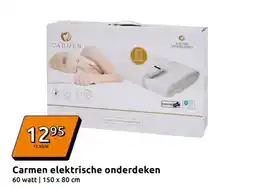 Action Carmen elektrische onderdeken aanbieding
