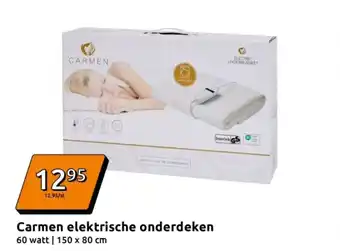 Action Carmen elektrische onderdeken aanbieding