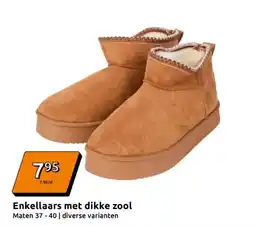 Action Enkellaars met dikke zool aanbieding