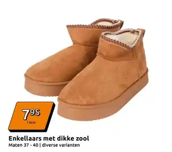 Action Enkellaars met dikke zool aanbieding