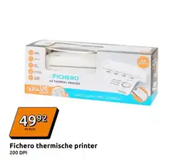 Action Fichero thermische printer aanbieding