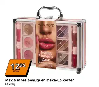 Action Max & More beauty en make-up koffer aanbieding