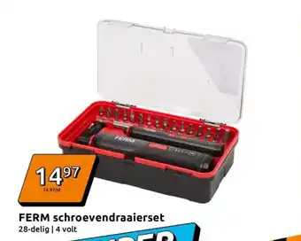 Action FERM schroevendraaierset aanbieding