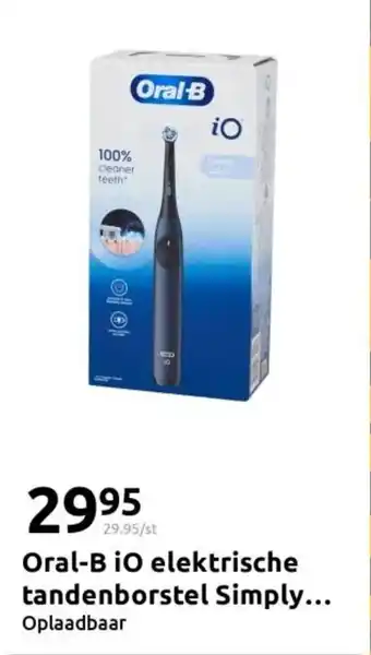 Action Oral-B iO elektrische tandenborstel Simply aanbieding