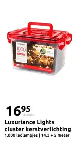 Action Luxuriance Lights cluster kerstverlichting aanbieding