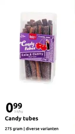 Action Candy tubes aanbieding