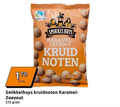 Action Smikkelhuys kruidnoten Karamel-Zeezout aanbieding