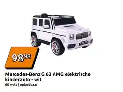 Action Mercedes-Benz G 63 AMG elektrische kinderauto wit aanbieding