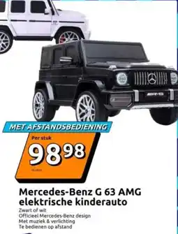 Action Mercedes-Benz G 63 AMG elektrische kinderauto aanbieding