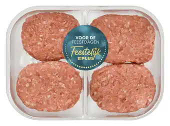 PLUS Feestelijk PLUS Gourmet mini Angus hamburgers aanbieding